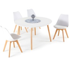 Conjunto mesa y sillas estilo Nórdico