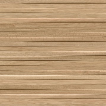 Detalle de tablero en madera clara con acabado horizontal y vetas naturales
