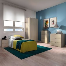 Habitación Juvenil Moderna Conjunto Muebles Color Roble Moderno