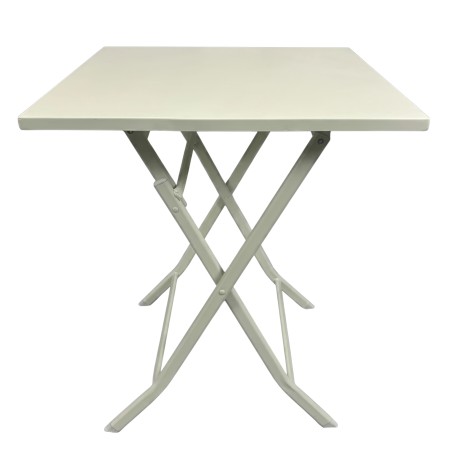 mesa exterior cuadrada beige 2