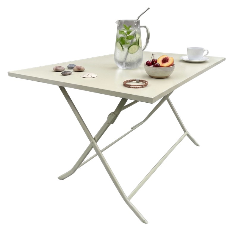 Mesa + 4 Sillas beige 2