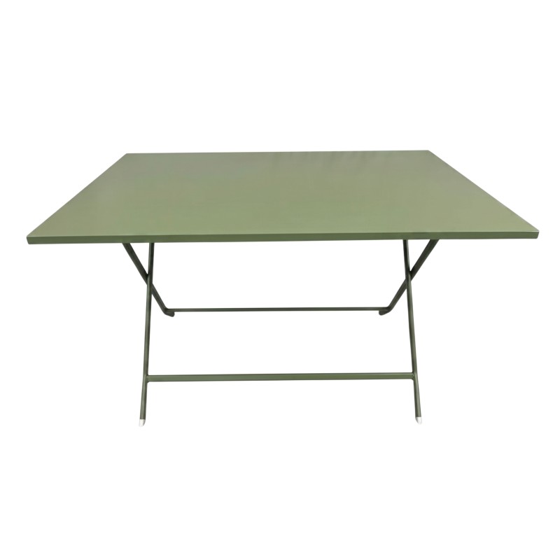 Muebles Jardín Greensboro Mesa Rectangular y Sillas Verde_4