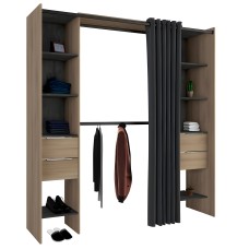Vestidor Abierto de Habitación Dana industrial 115-190x203 cm