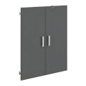 Puertas Abatibles Oficina Venture Color Gris 78x100x2 cm