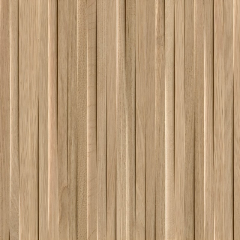 Detalle de madera natural con tablones verticales y veta clara en tonos beige y marrón claro
