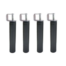 Juego de Patas Para Somier Pack 4 Patas + 4 Abrazaderas