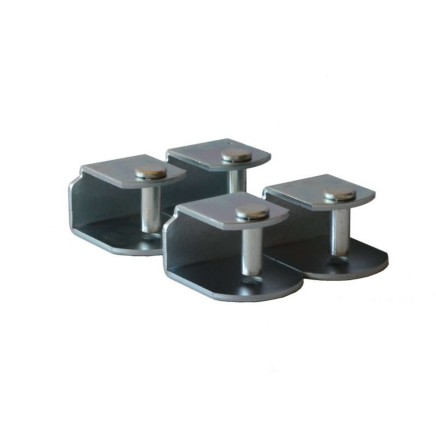 Set de cuatro abrazaderas para patas de somier