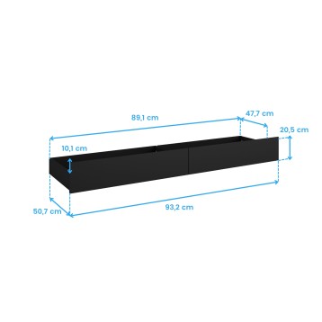 pack dormitorio celest cotas 3