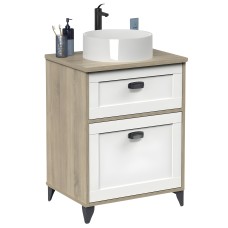 Mueble de Baño Toscana 61 cm Blanco Roble
