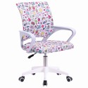 Silla Escritorio Juvenil Vita Emojis Color Blanco