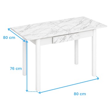mesa cocina kitchi mármol cotas 1