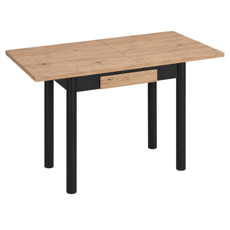mesa cocina kitchi roble y negro 1