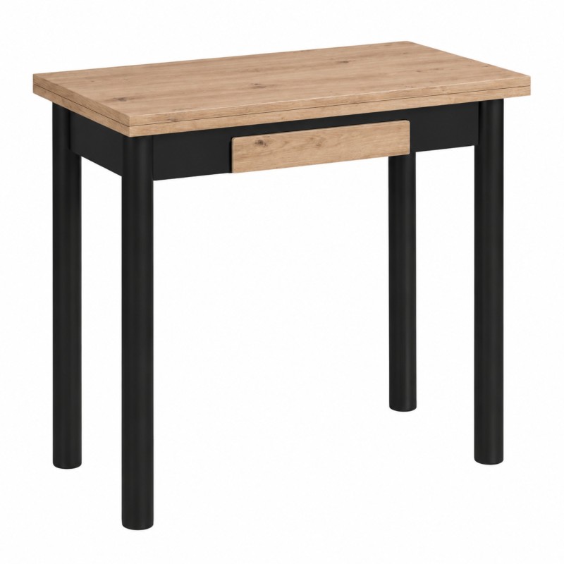 mesa cocina kitchi roble y negro 2