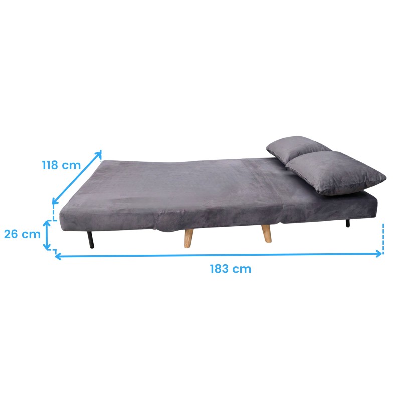 sofa cama gris oscuro cotas 1