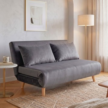 sofa cama gris oscuro 6