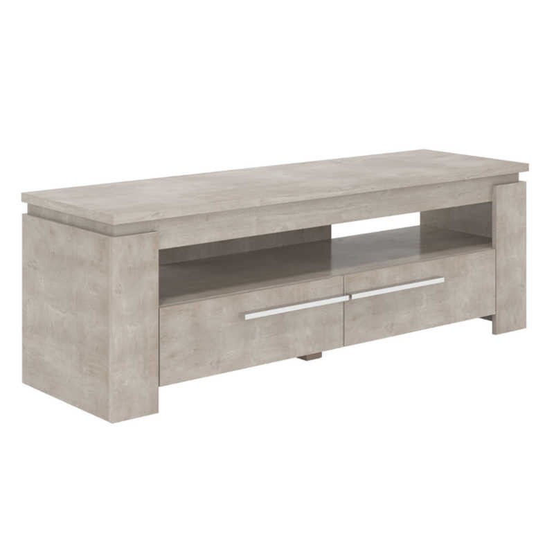 Mesa TV en color roble champagne 47x140x42 cm Mesa TV en color roble champagne 47x140x42 cm