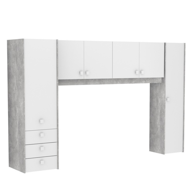 Armarios puente Concrete diseño industrial 183x300 cm Armarios puente Concrete diseño industrial 183x300 cm
