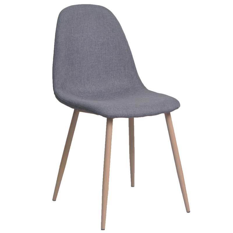 Pack 4 sillas Iena diseño moderno color gris Pack 4 sillas Iena diseño moderno color gris