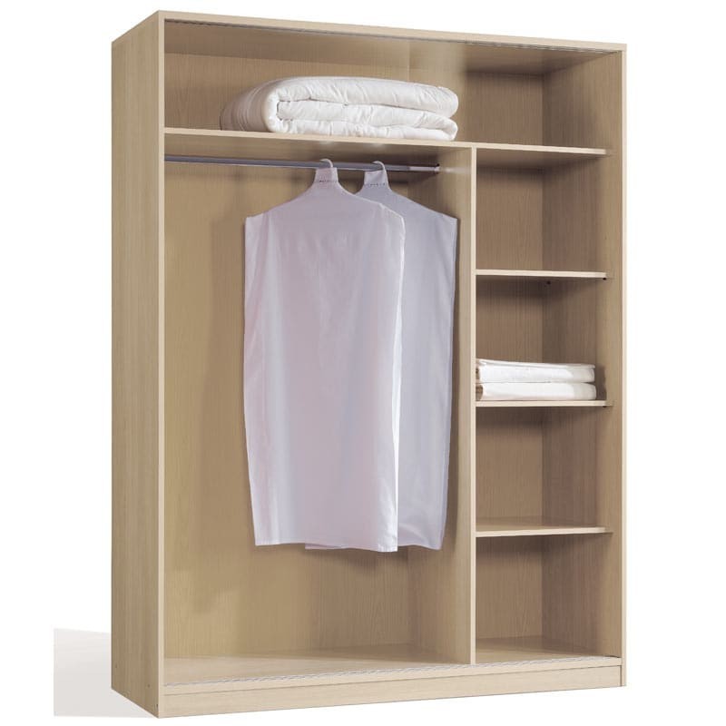 Armario vestidor abierto Gala 150 color haya 150x55x200 cm Armario vestidor abierto Gala 150 color haya 150x55x200 cm