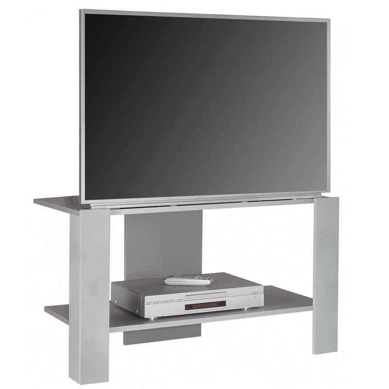 Mesa TV color gris plata 80x52x52 cm Mesa TV color gris plata 80x52x52 cm