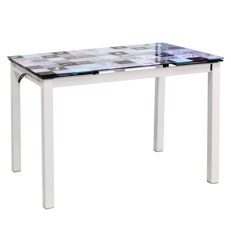 Mesa cocina extensible Bisbe Mosaico 110-170x70x75 cm Mesa cocina extensible Bisbe Mosaico 110-170x70x75 cm