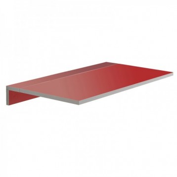 Mesa cocina plegable de pared Vera roja 80x10-50