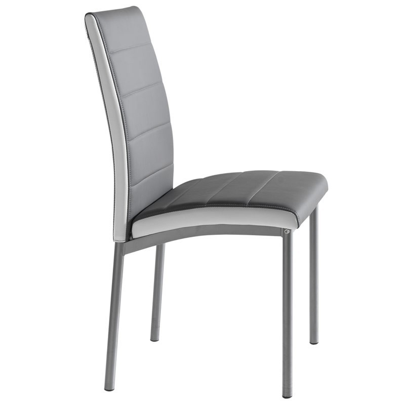 Sillas Salón Comedor Moderno Color Gris Meli Sillas Salón Comedor Moderno Color Gris Meli